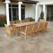 Anderson Teak Bahama Sahara 11-Pieces 8' Rectangular Dining Set Set-88