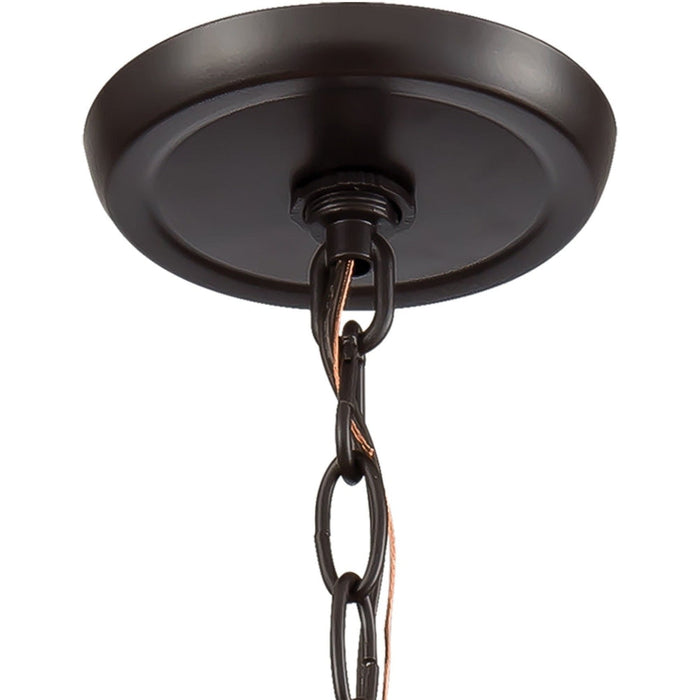 Bamboo Nest Oil Rubbed Bronze Pendant