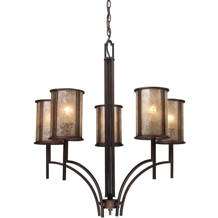 Barringer Aged Bronze Chandelier