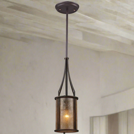 Elk Lighting Barringer Aged Bronze Mini Pendant