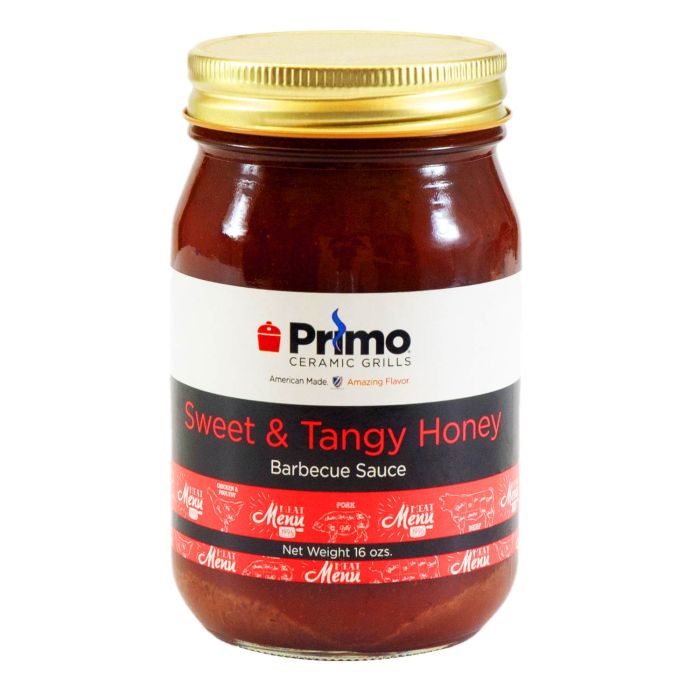 Primo Honey BBQ Sauce by John Henry, 16 Ounce Bottle - PG00505