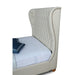 Manhattan Comfort Lola Ivory Queen Bed