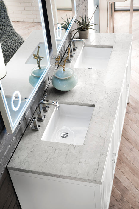 James Martin Athens 72" Double Bathroom Vanity