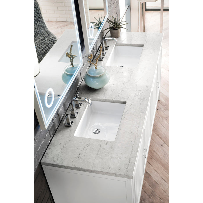 James Martin Vanities Athens 72" Double Bathroom Vanity