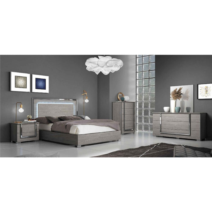 Elegante Italia Gray Antonella Bedroom Set