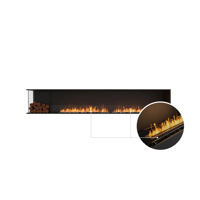 EcoSmart 122LC Left-Corner Flex Fireplace