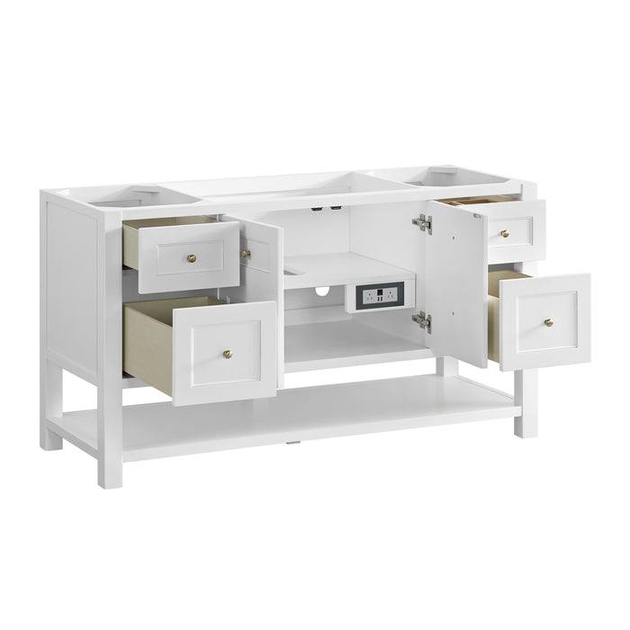 Breckenridge 60" Single Vanity, Serenity Blue, w/ 3 CM Tajnar Eclos Top