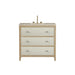 Celeste 36" Single Vanity, Sunwashed Oak with Embossed Shagreen, w/ 3 CM Tajnar Eclos Top