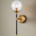 Elk Lighting Boudreaux Matte Black, Antique Gold Wall Sconce