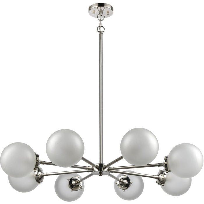 Boudreaux Polished Nickel Chandelier