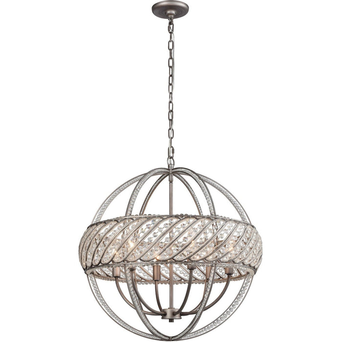 Bradington Weathered Zinc Pendant