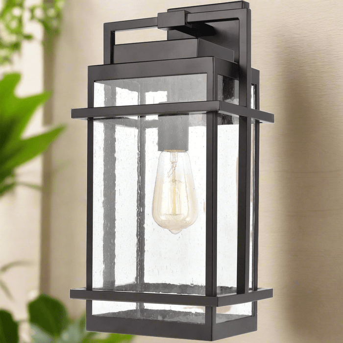 Elk Lighting Breckenridge Matte Black Outdoor Outdoor Sconce