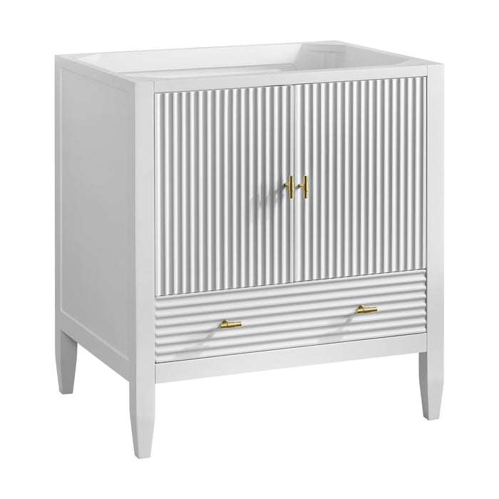 Myrrin 30" Single Vanity Cabinet, Bright White
