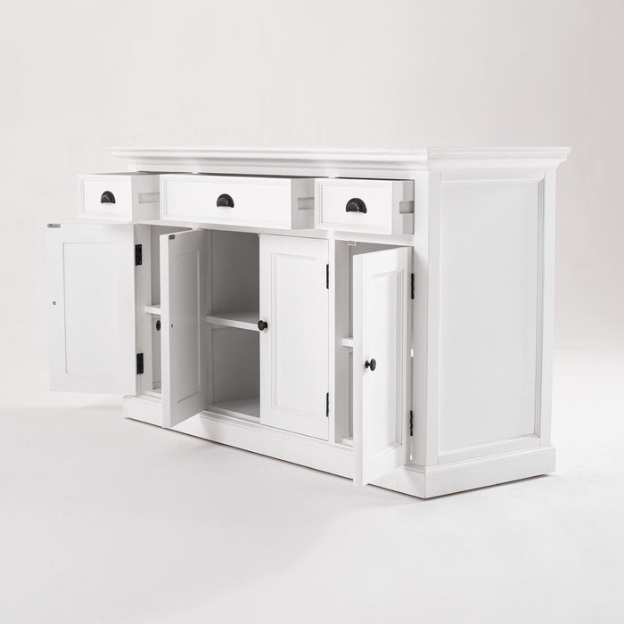 NovaSolo Halifax Buffet with 4 Doors 3 Drawers White B192