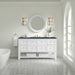 Breckenridge 60" Single Vanity, Serenity Blue, w/ 3 CM Siberian Silestone Top w/FreePower Wireless Charger
