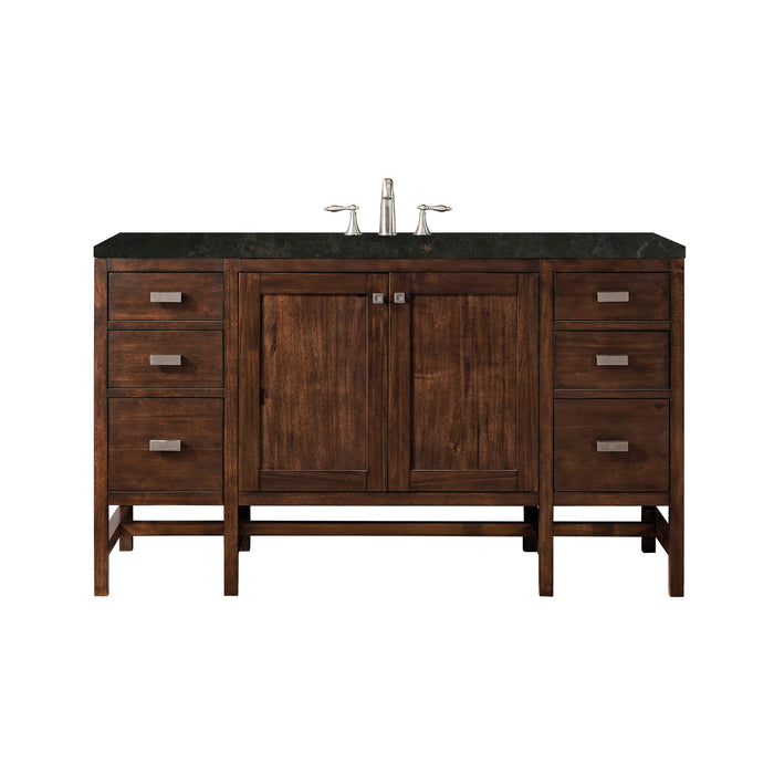 Addison 60" Single Vanity, Mid-Century Acacia, w/ 3 CM Phantome Eclos Top