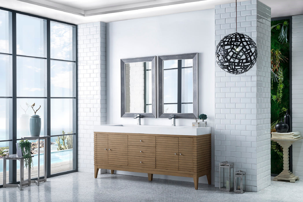 James Martin Linear 72" Double Bathroom Vanity