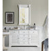 James Martin Vanities Savannah 60" Bright White Single Vanity