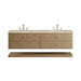 Allamari 72" Double Vanity, Dune Mist w/ 3 CM Tajnar Eclos Top w/FreePower Wireless Charger