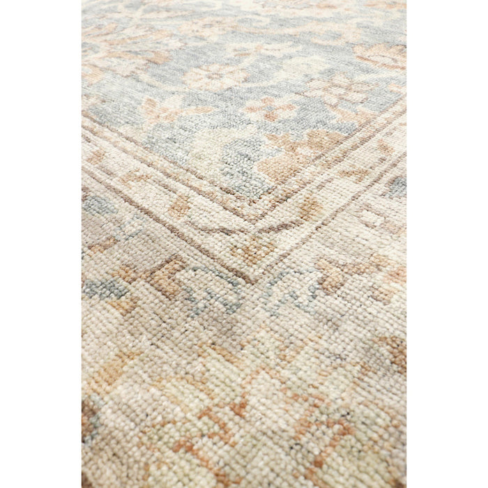 Pasargad Home Khotan Collection Hand-Knotted Wool L. Blue Area Rug-10' 2" X 14' 2" PKh-1551 10x14