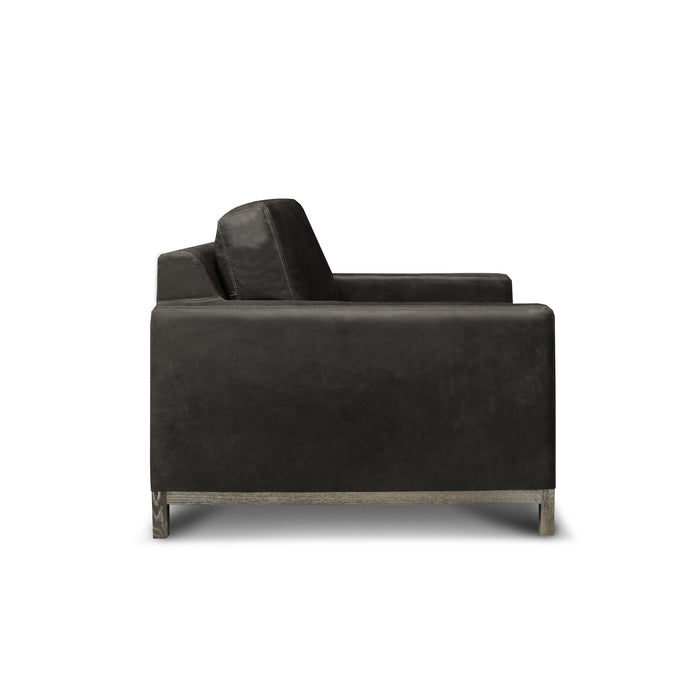 GTR Monterrey 100% Top Grain Leather Modern Americana Armchair