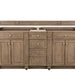 Bristol 72" Double Vanity Cabinet, Bright White