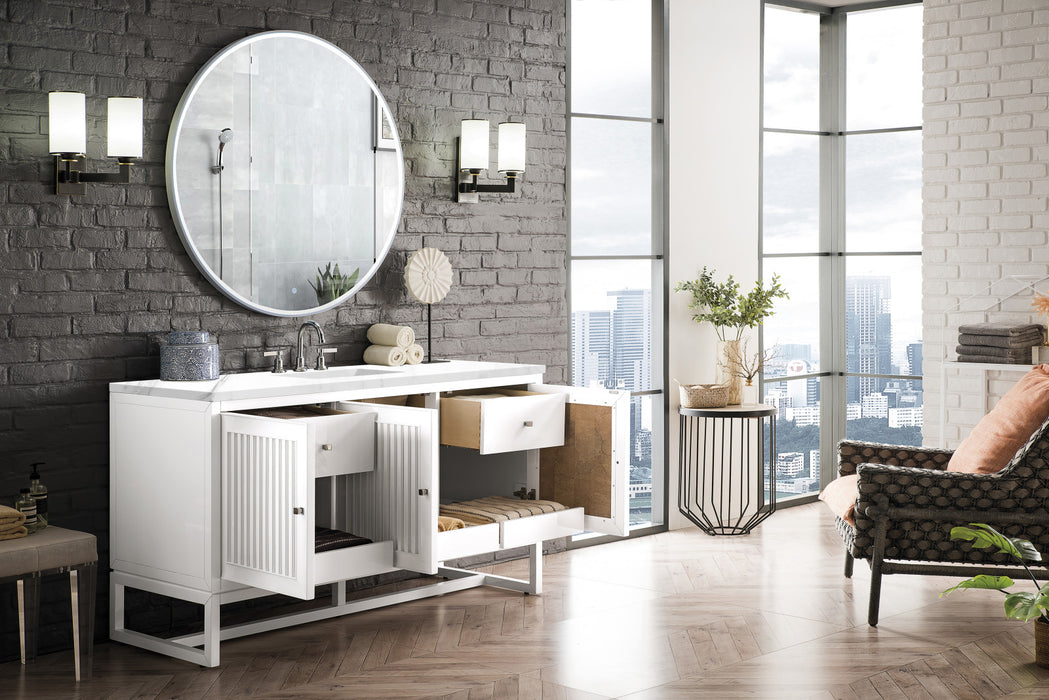 James Martin Vanities Athens 60" Single Bathroom Vanity