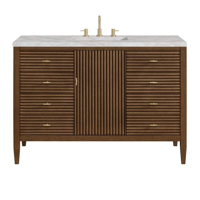 Myrrin 48" Single Vanity, Carbon Oak