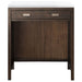 Addison 30" Countertop Unit, Mid-Century Acacia w/ 3 CM White Zeus Silestone Top