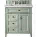 Brittany 30" Single Vanity, Sage Green, w/ 3 CM Ethereal Noctis Silestone Top