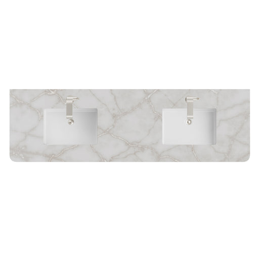 James Martin Vanities 72" Single Radius Cut Top