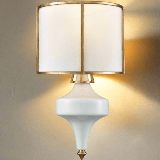 Elk Lighting Ceramique Antique Gold Leaf Wall Sconce