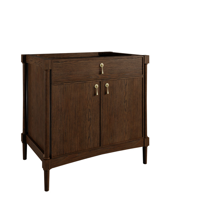 Kinnsden 36" Single Vanity Cabinet, Sable Oak