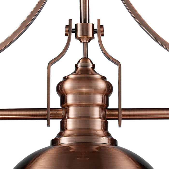 Chadwick Antique Copper Island Light