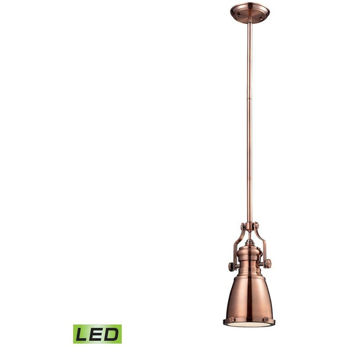 Chadwick Antique Copper LED Mini Pendant