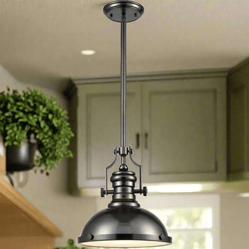 Elk Lighting Chadwick Black Nickel Pendant