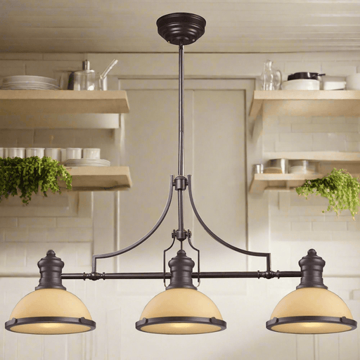 Elk Lighting Chadwick Oiled Bronze Island Light