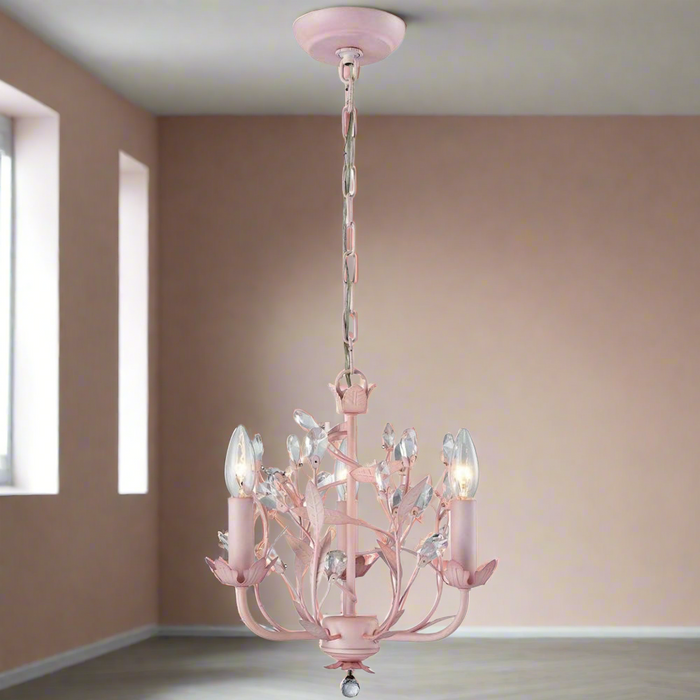 Elk Lighting Circeo Light Pink Chandelier