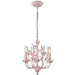 Circeo Light Pink Chandelier