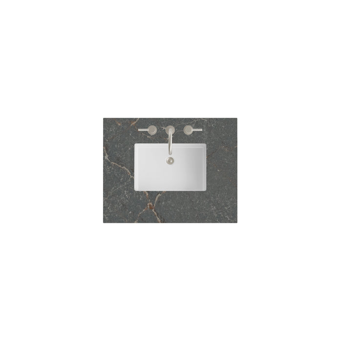 30" Single Top, 3 CM Parisien Bleu Silestone w/ Sink