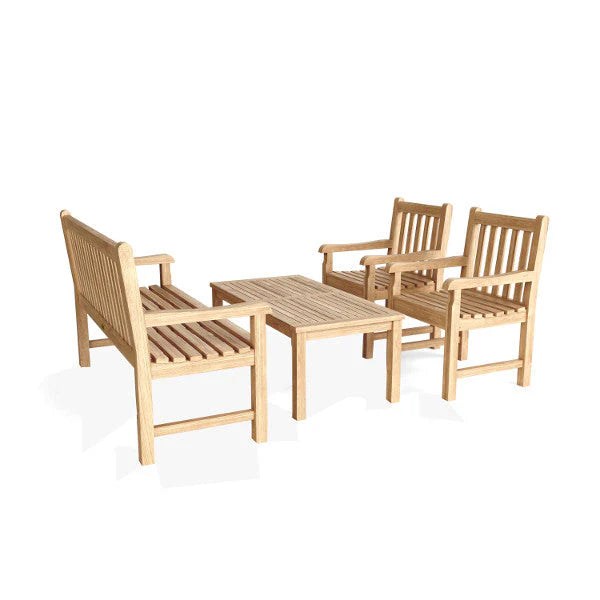 Anderson Teak Classic 3-Seater 4-Pieces Conversation Set Set-6