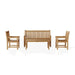 Anderson Teak Classic 3-Seater 4-Pieces Conversation Set Set-6