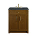 Bellshire 30" Single Vanity, Honey Oak w/ 3 CM Charcoal Soapstone Silestone Top