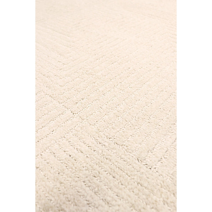 Pasargad Home Sutton Luxury Power Loom Striped Area Rug-12' 0" X 15' 0", Ivory pmf-551iv 12x15