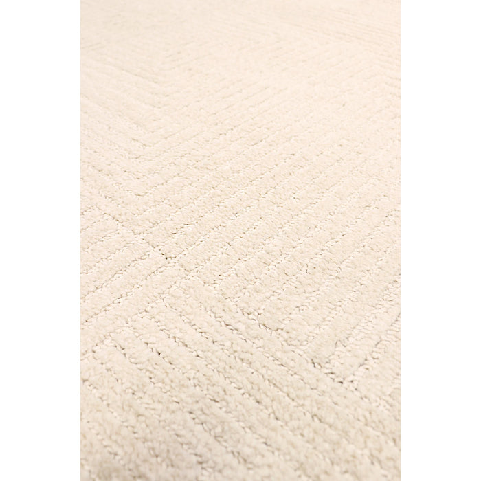Pasargad Home Sutton Luxury Power Loom Striped Area Rug- 2' 7" X 8' 0", Ivory pmf-551iv 2.07x8