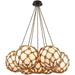 Coastal Inlet Oil Rubbed Bronze Chandelier