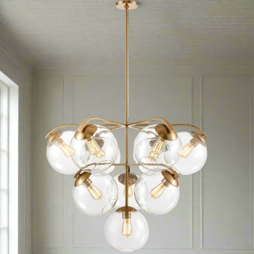 Elk Lighting Collective Satin Brass Chandelier