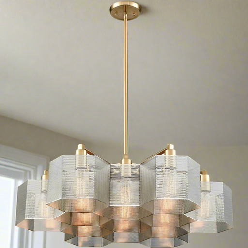 Elk Lighting Compartir Polished Nickel, Satin Brass Pendant