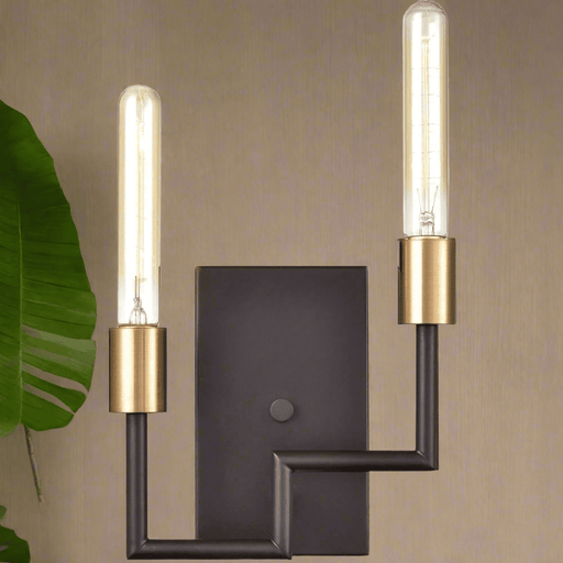 Elk Lighting Congruency Oil Rubbed Bronze, Satin Brass Wall Sconce