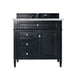 Brittany 36" Single Vanity, Black Onyx w/ 3 CM Ethereal Noctis Silestone Top